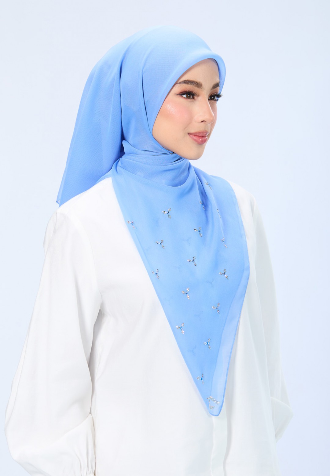 SQ CRYSTALLIQUE VOILE PLAIN DIAMOND
