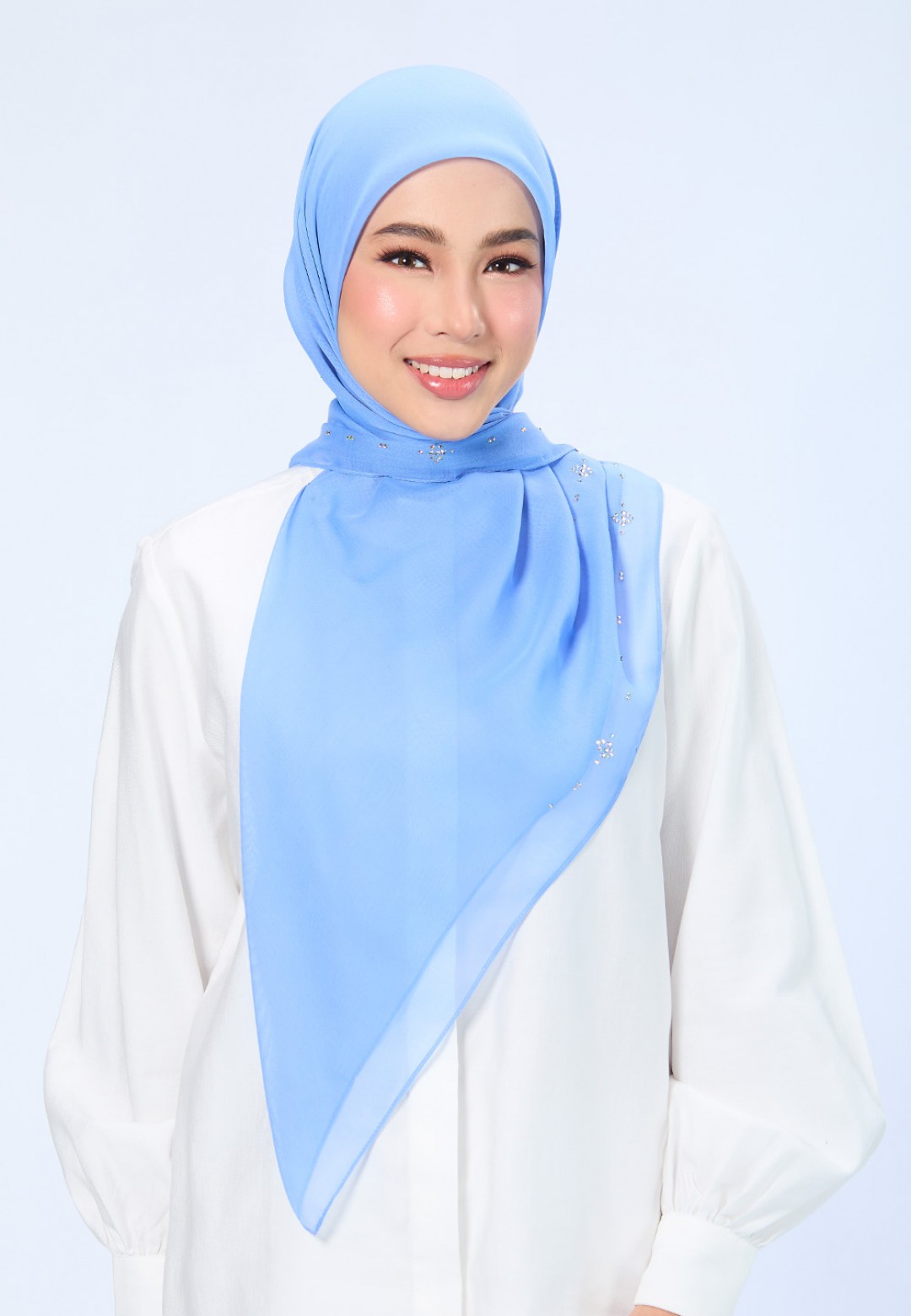 SQ LILYORA VOILE PLAIN DIAMOND