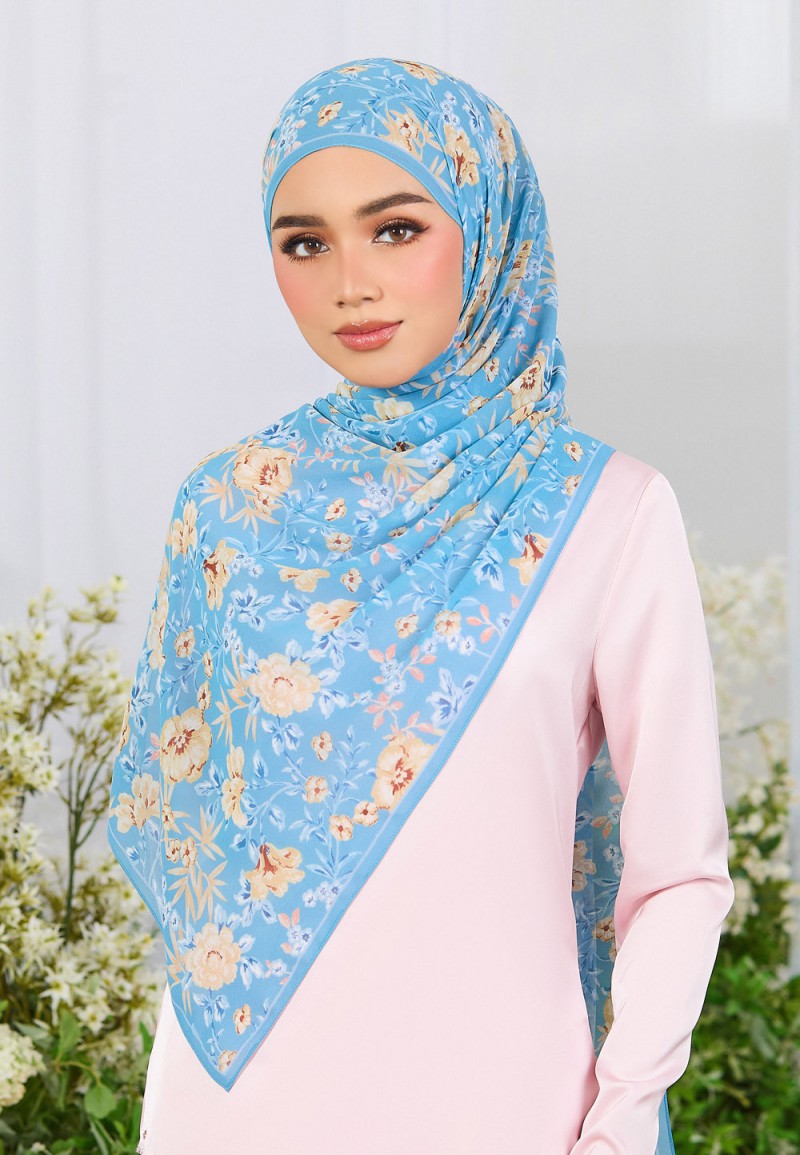 SHAWL BLOOMLET PRINTED