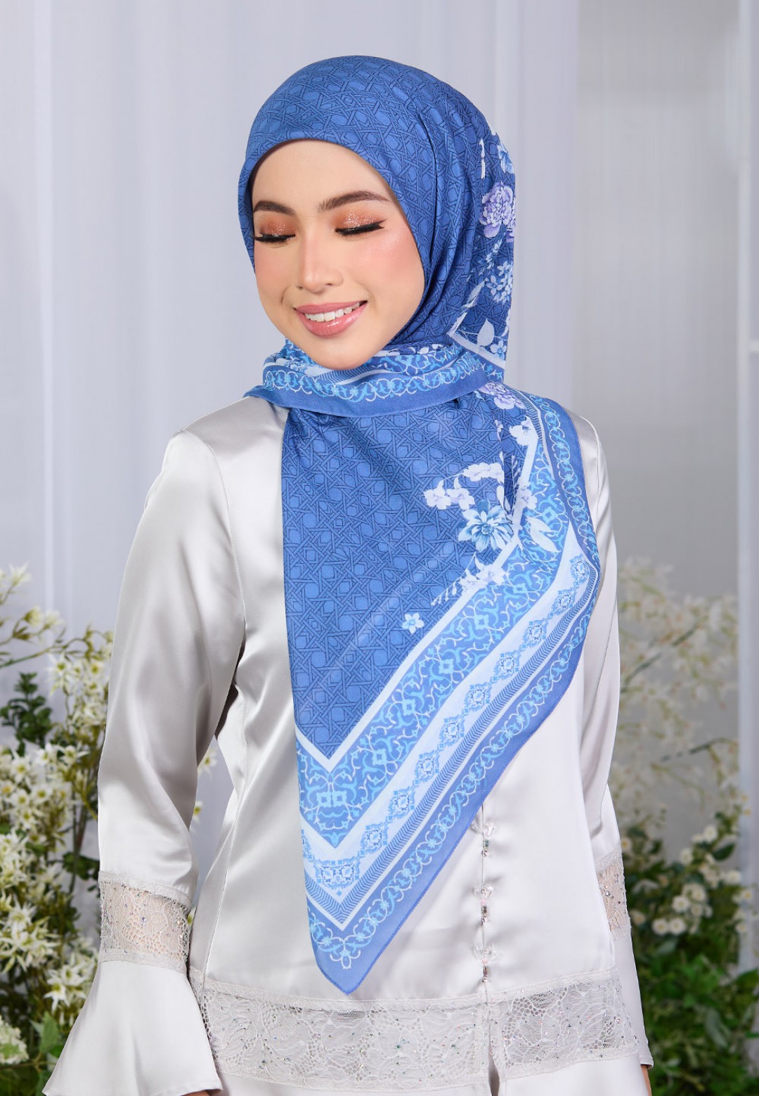 SQ LAVENDREAM VOILE PRINTED