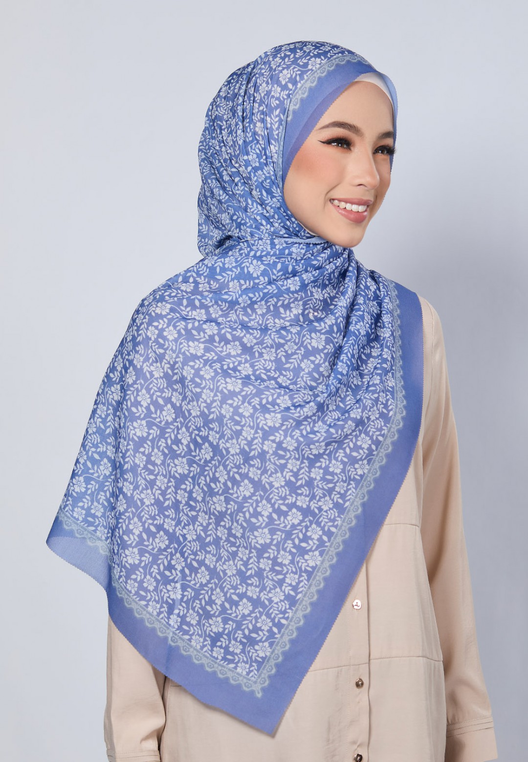 SHAWL DALIA VOILE LASERCUT