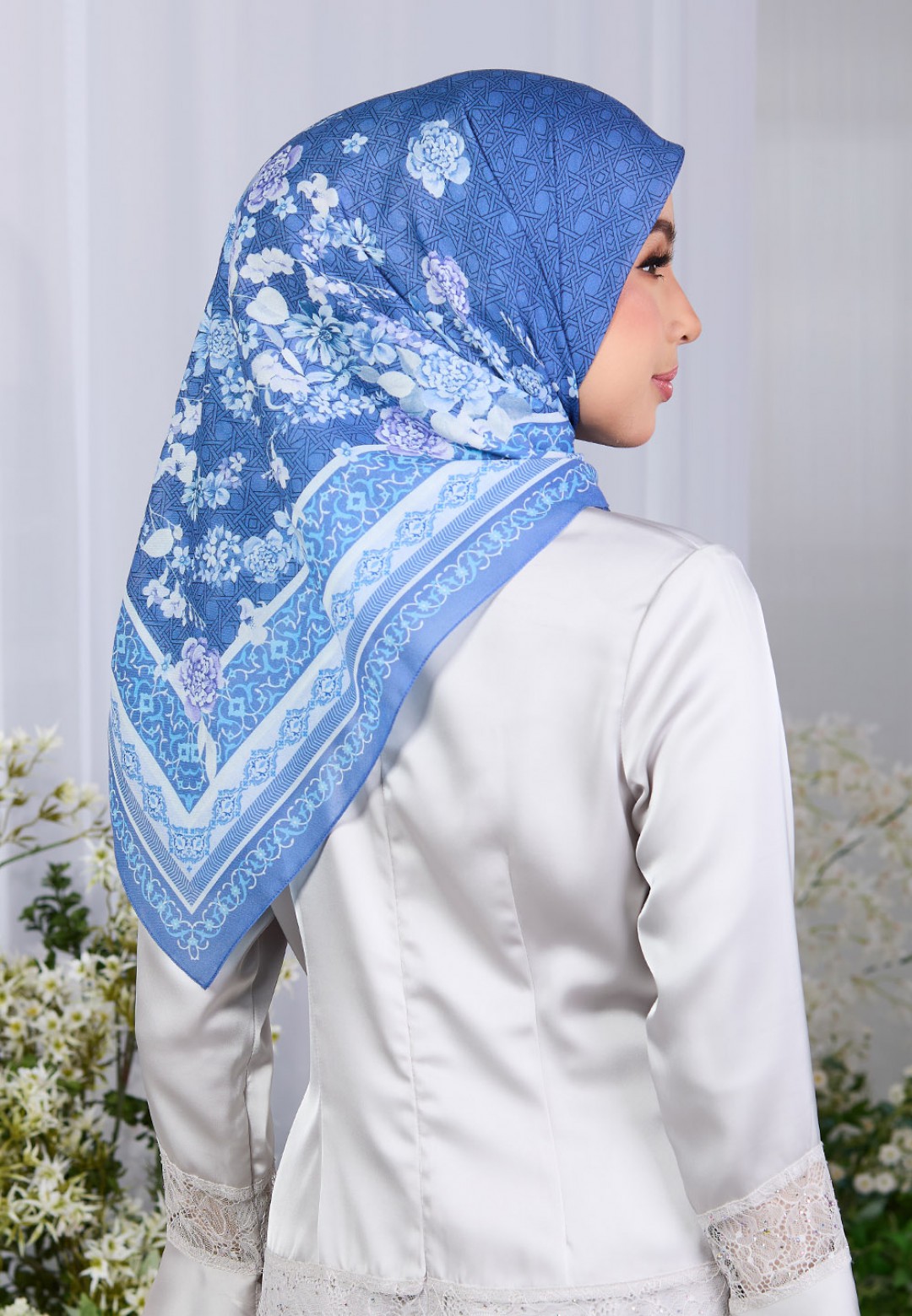 SQ LAVENDREAM VOILE PRINTED