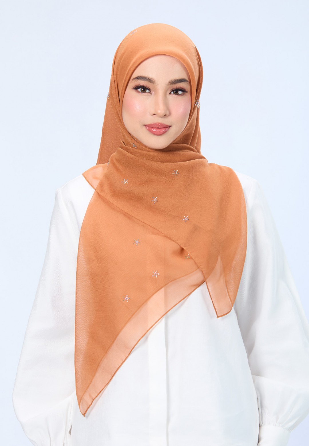 SQ FLORELLIS VOILE PLAIN DIAMOND