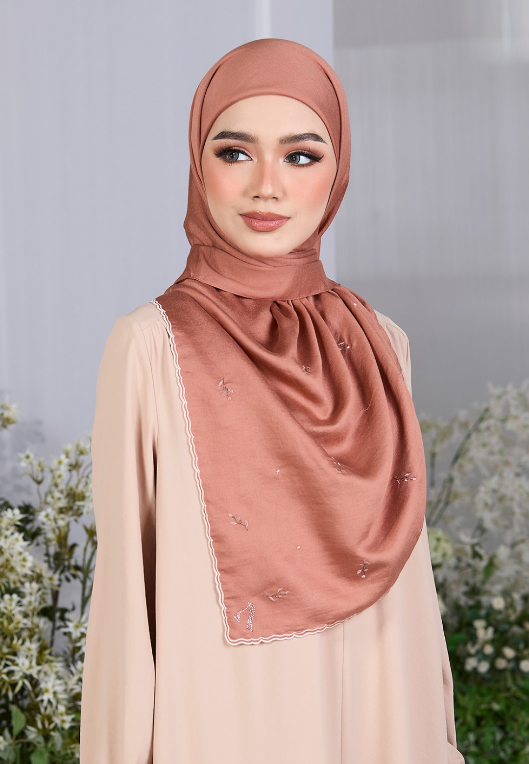 SQ ESME VOILE PLAIN EMBROIDERY