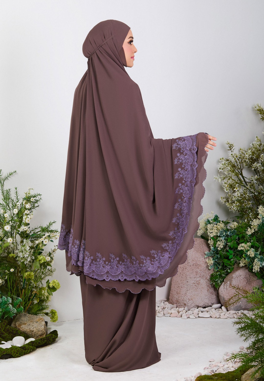 TELEKUNG INAYA PLAIN EMBRODIERY