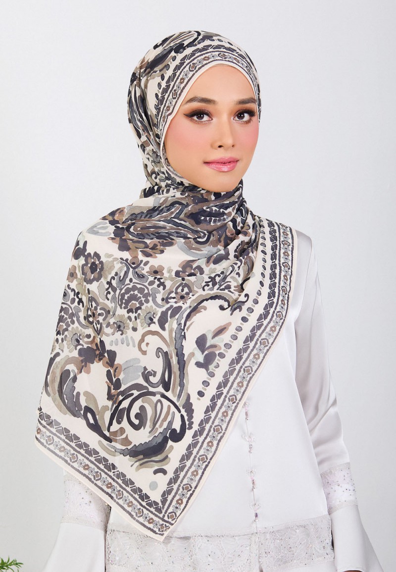 SHAWL LURIBLOOM PRINTED