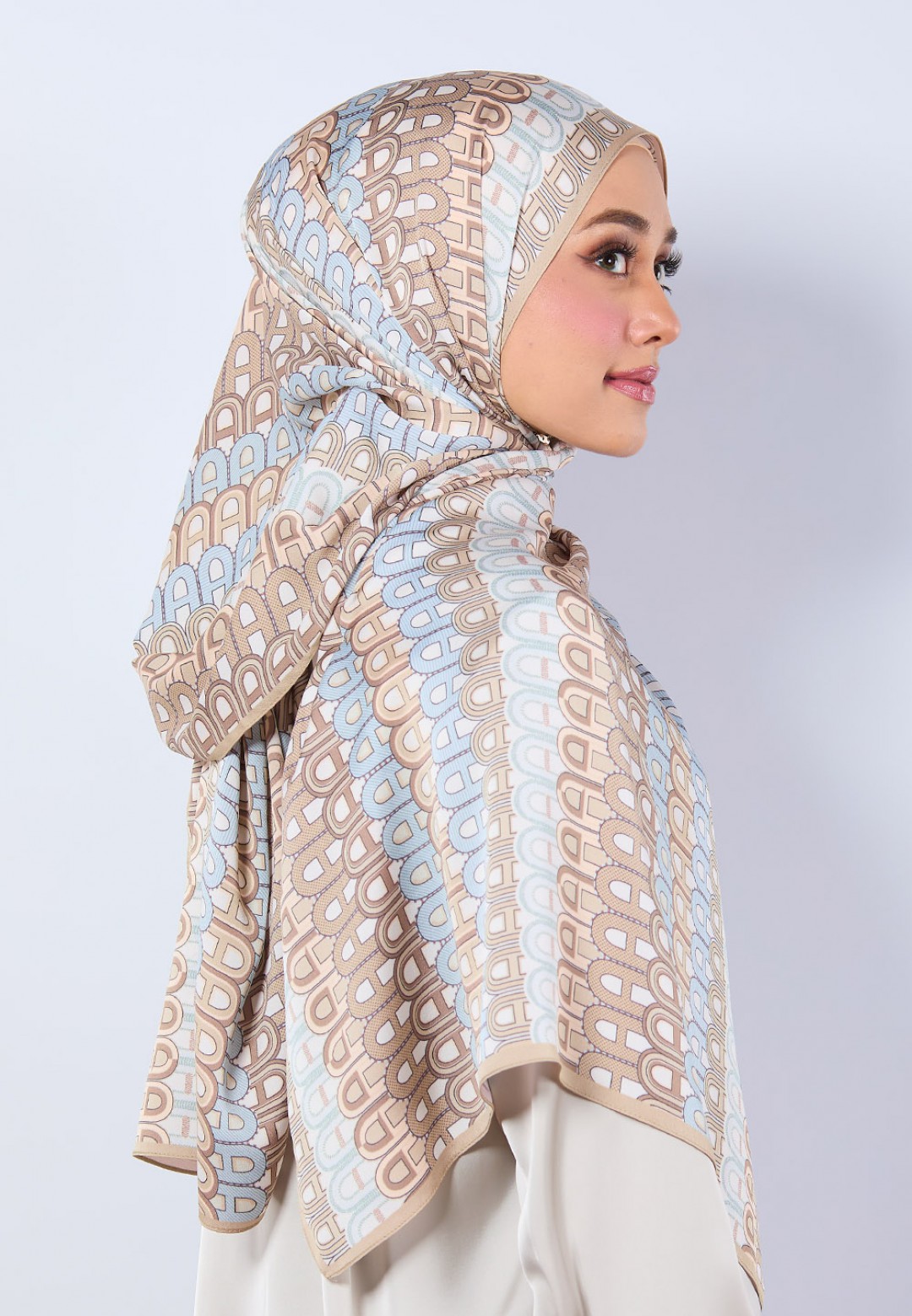 SHAWL A MONO PRINTED