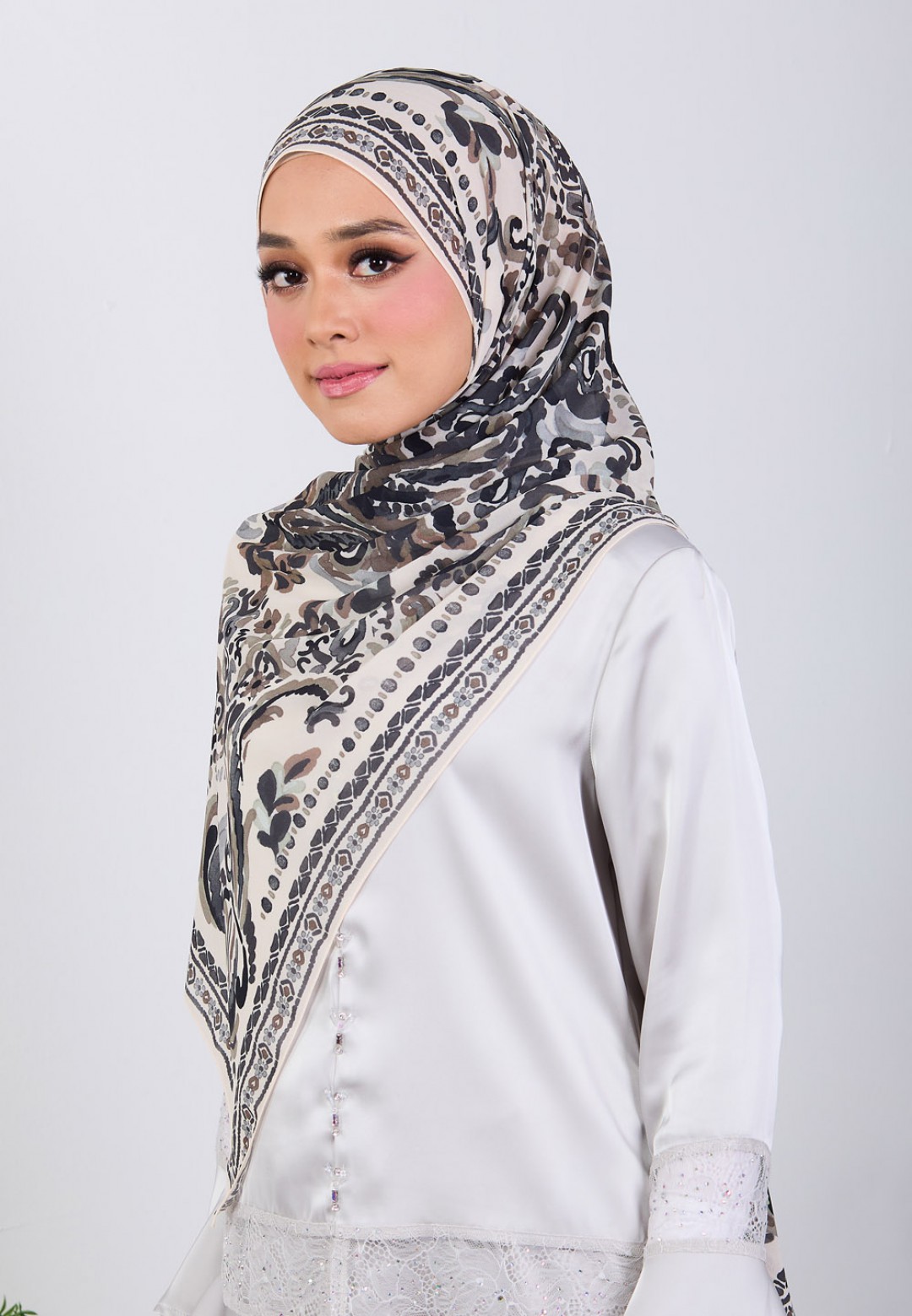 SHAWL LURIBLOOM PRINTED