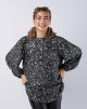 BUBBLES BLOUSE IN BLACK