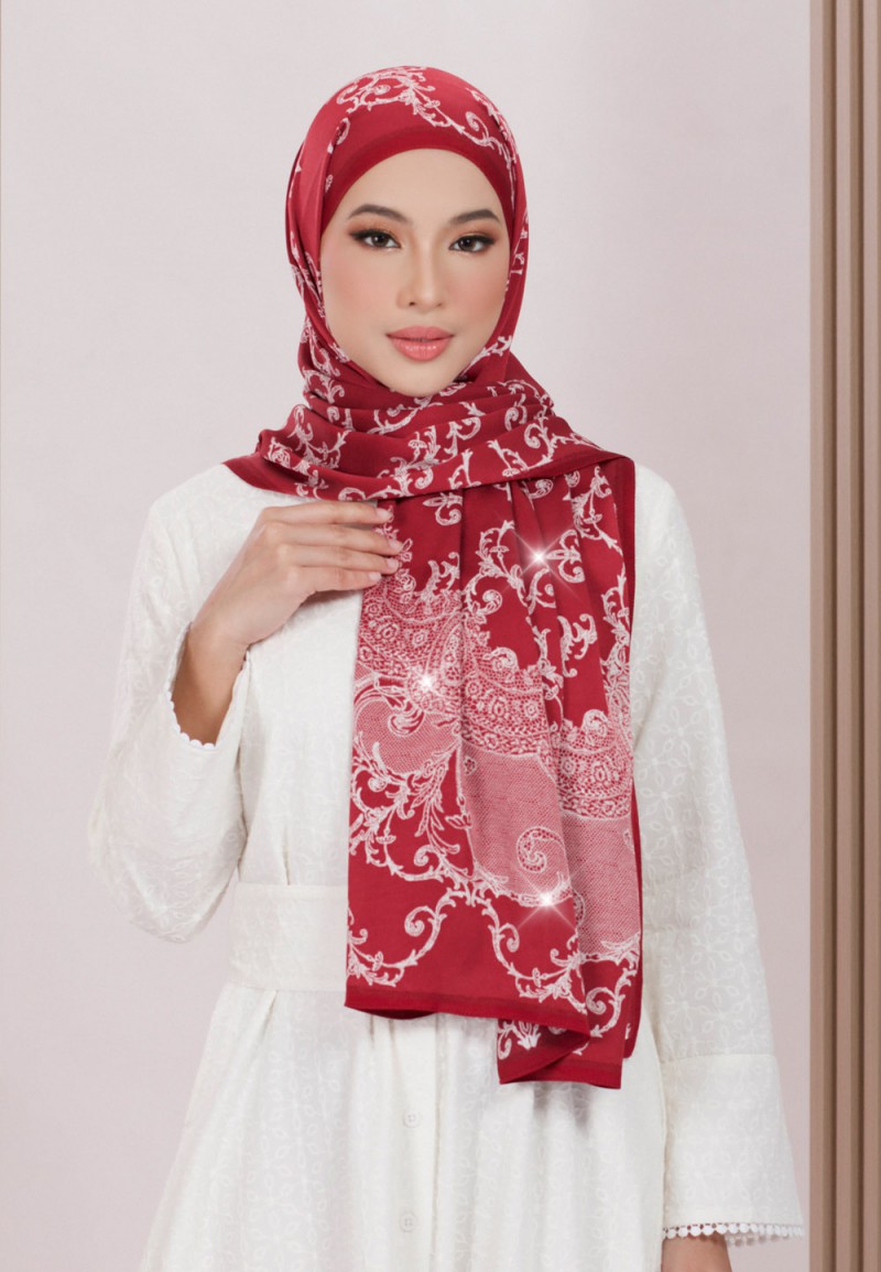 SHAWL 298 INES PRINTED DIAMOND