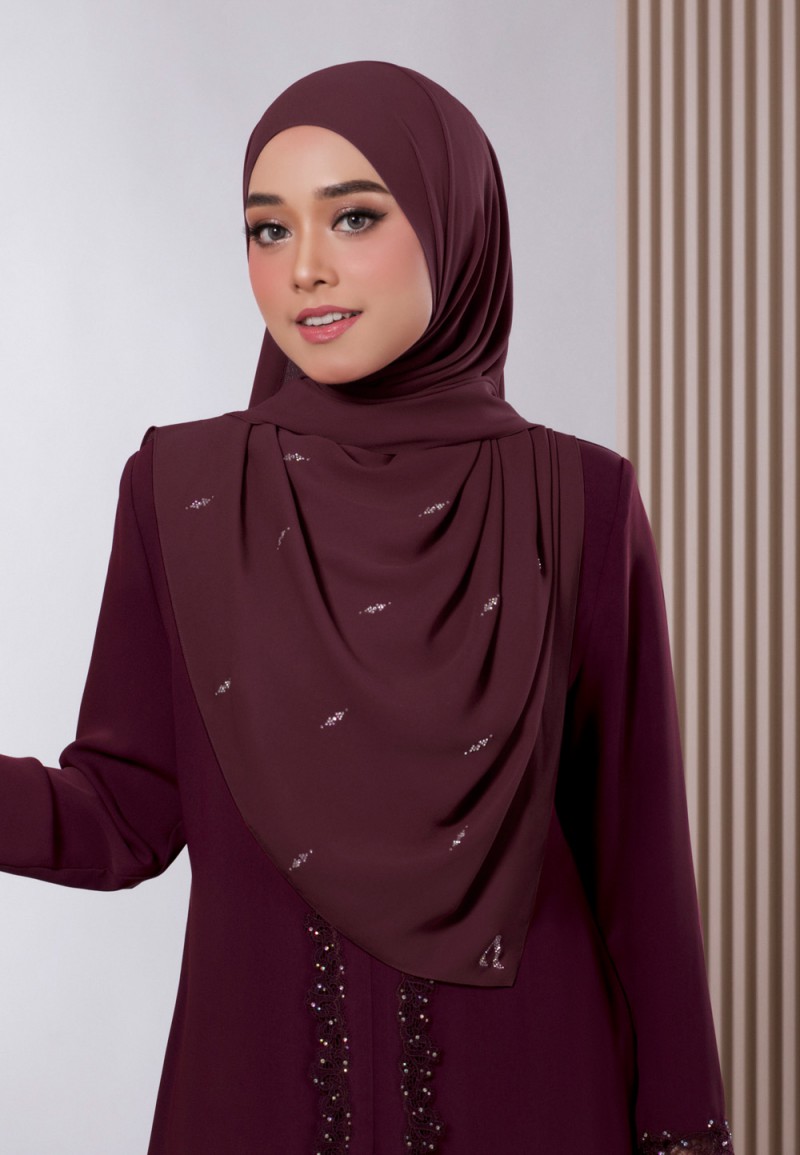 SHAWL WARDIYAH PLAIN DIAMOND 238