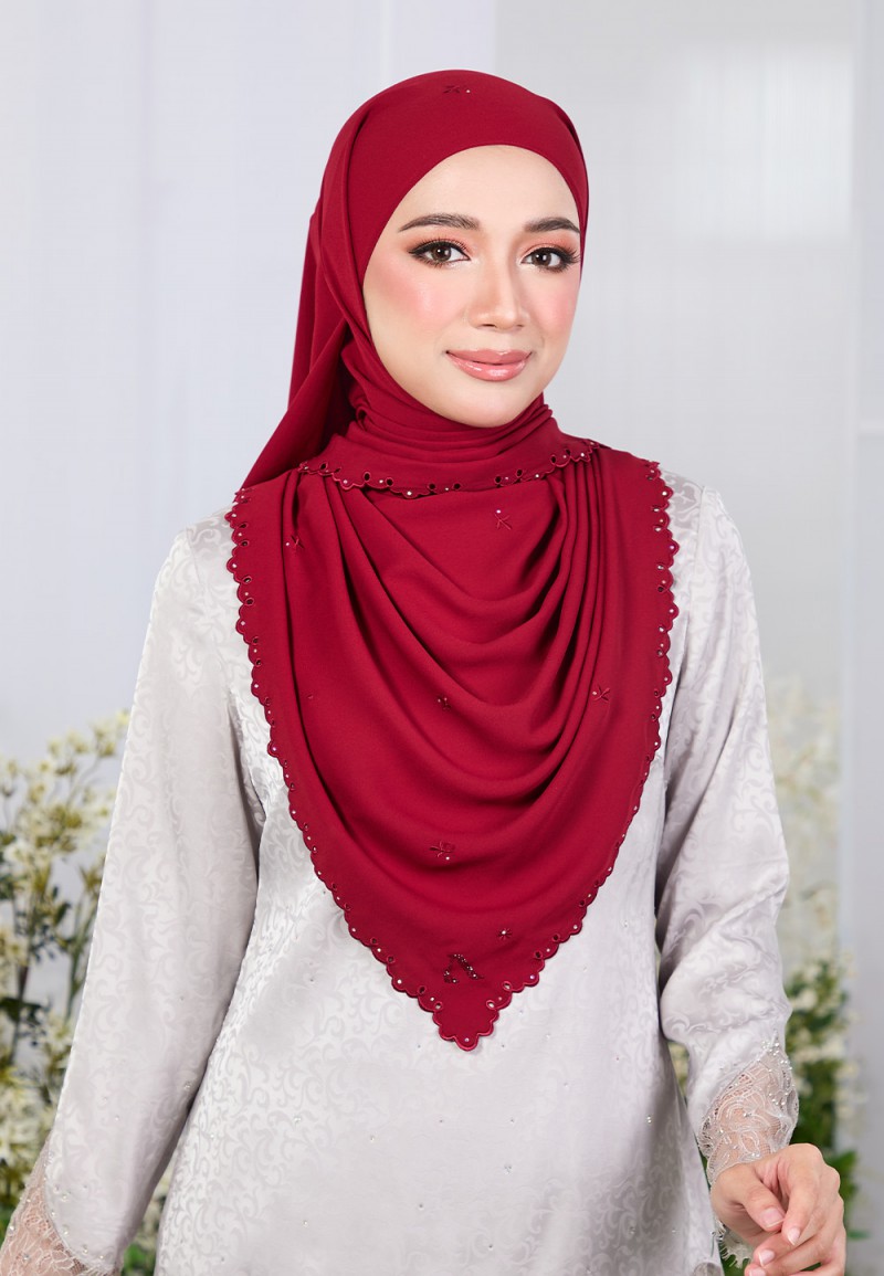 SHAWL ZARRA PLAIN EMBROIDERY