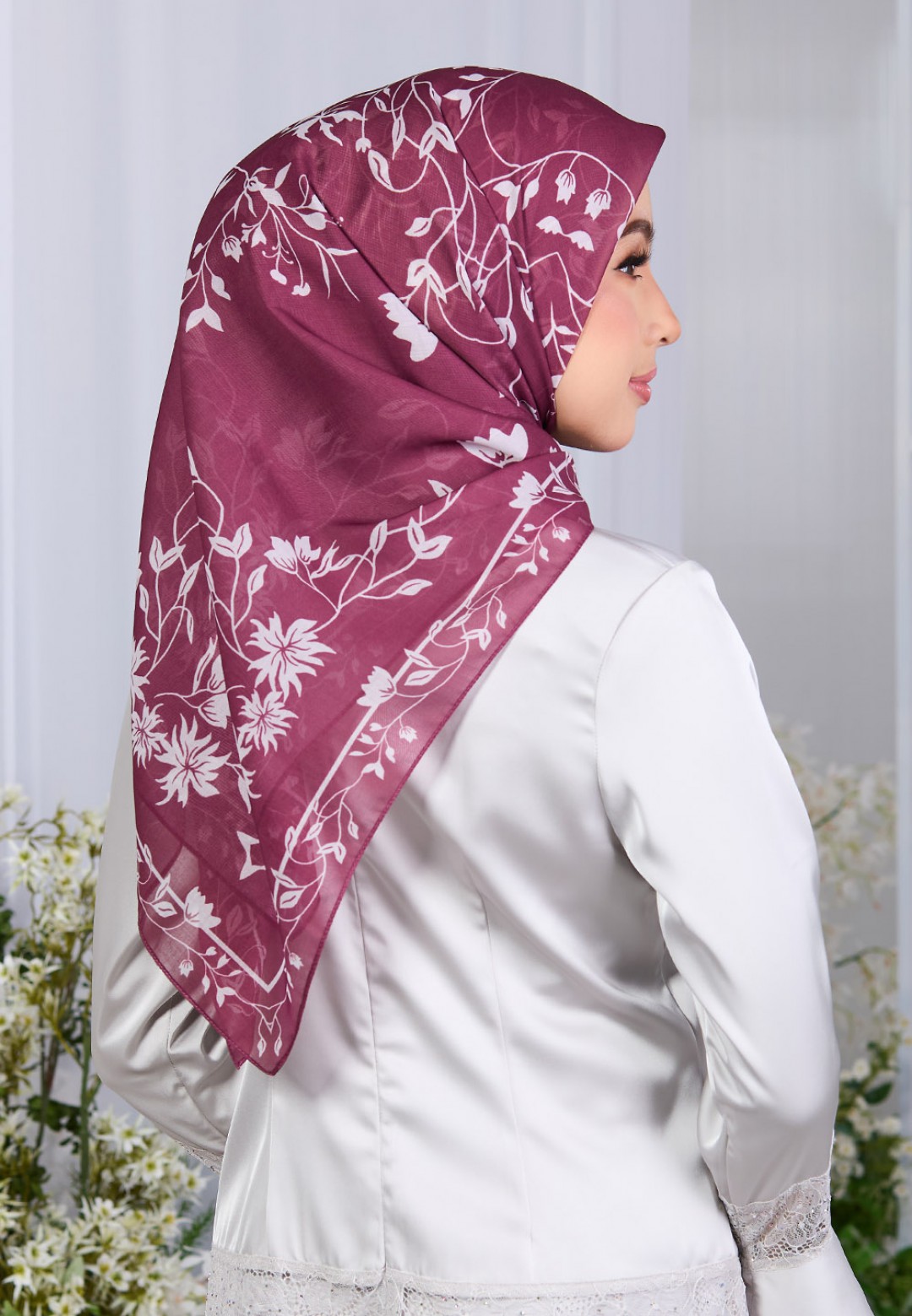 SQ SUMEYYAH VOILE PRINTED LASERCUT