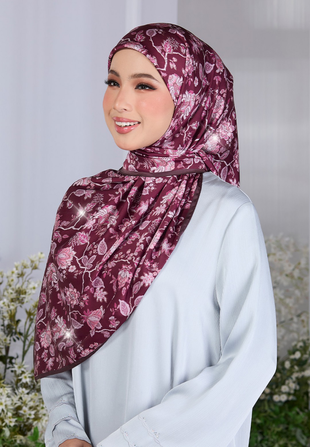 SQ FLUERYN BLOOM PRINTED DIAMOND