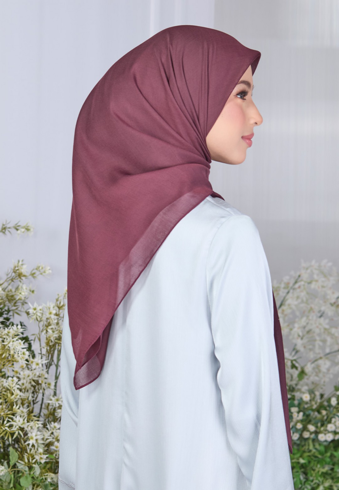 SQ PETALISCENT VOILE PLAIN DIAMOND