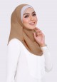 PRETTY PLEAT SEMI PLAIN IN BURLYWOOD