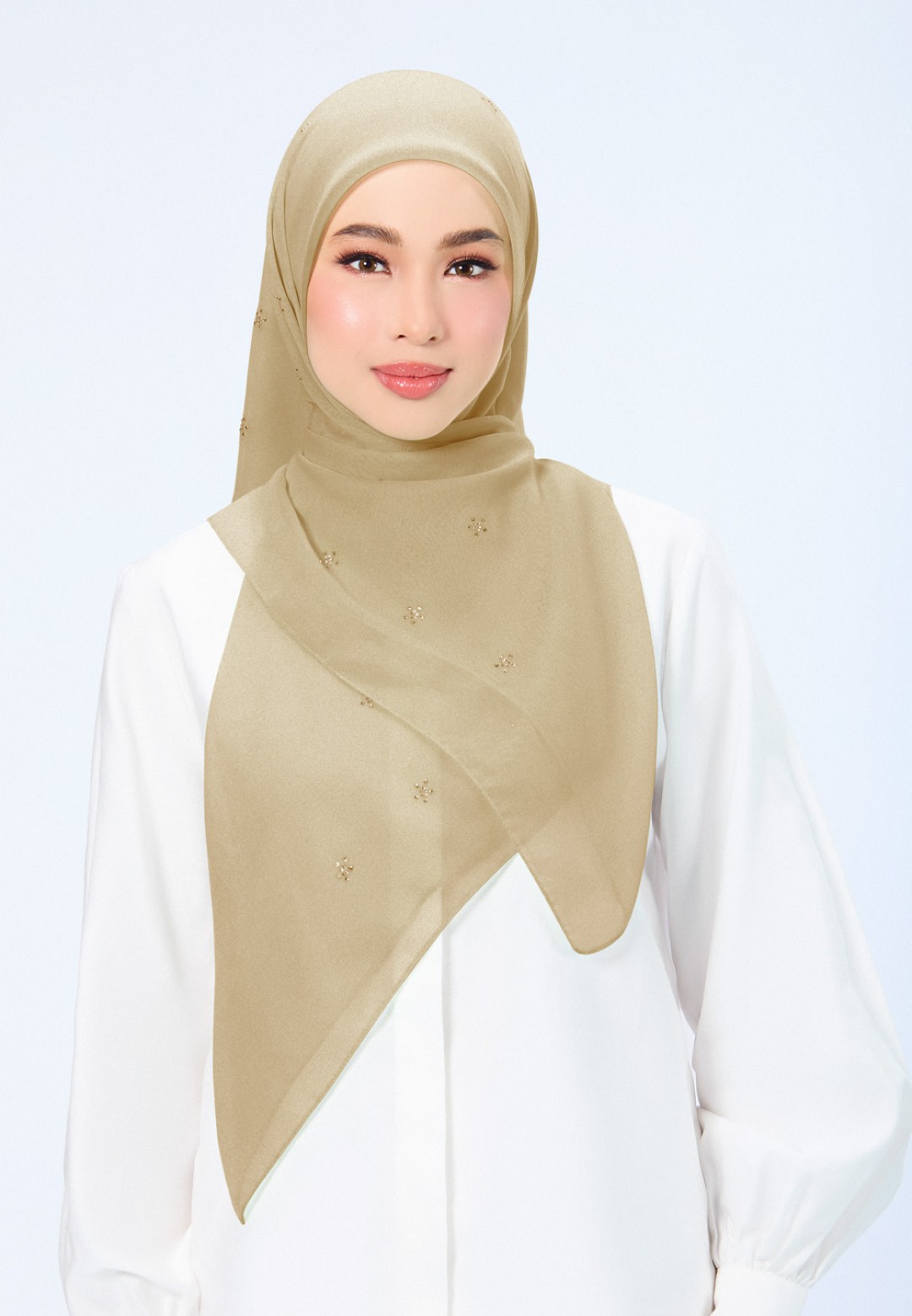 SQ FLORELLIS VOILE PLAIN DIAMOND