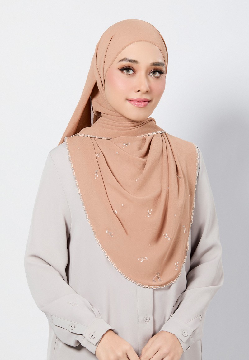 SHAWL ADORA PLAIN EMBROIDERY