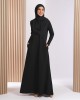 BUSHRA JUBAH IN BLACK