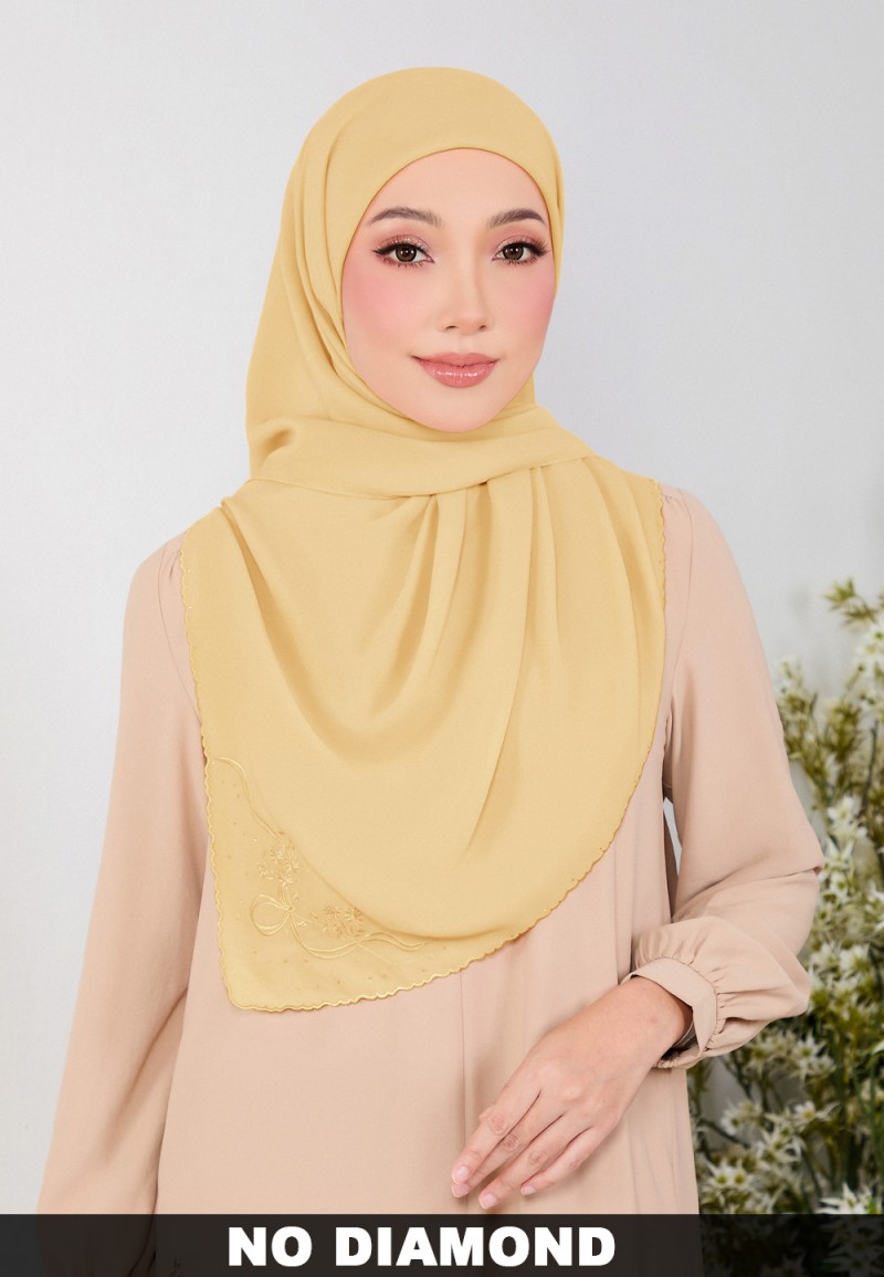 SQ FLUERITH PLAIN EMBROIDERY