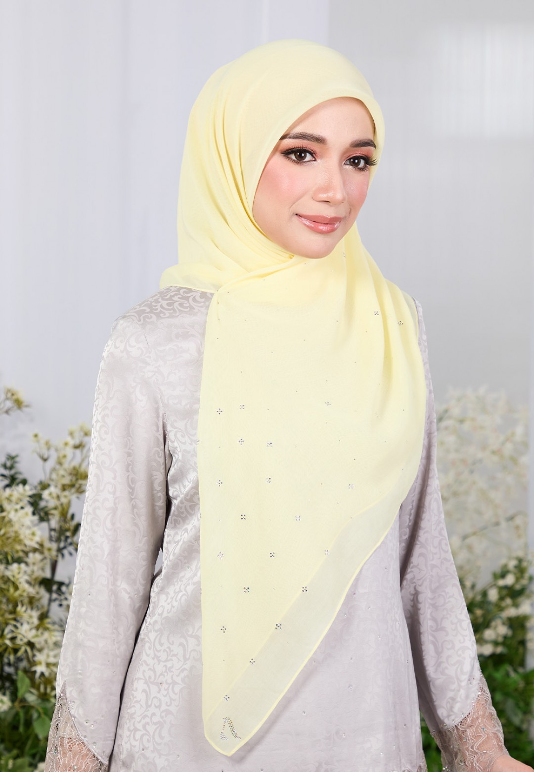 SQ FLUERENCE VOILE PLAIN DIAMOND