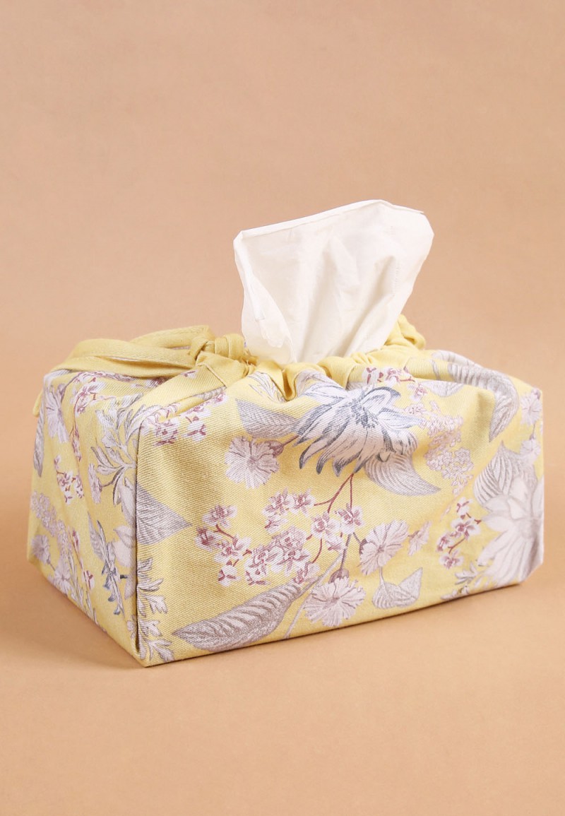 BOTANICAL TISSUE BOX COVER