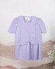 FADYA BAJU KURUNG PLAIN IN PURPLE (BABY)