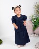 FAYQA BAJU KURUNG PLAIN IN NAVY BLUE (BABY)