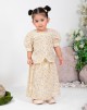 MYA BAJU KURUNG PRINTED IN YELLOW (BABY)