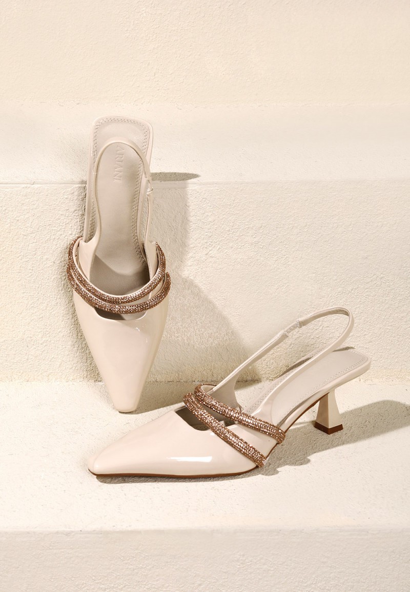 RHEA SLINGBACK HEELS