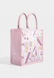 LINE LETRA TOTE BAG MIDI IN BERRY