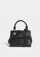 LIA SATCHEL CROSSBODY IN BLACK