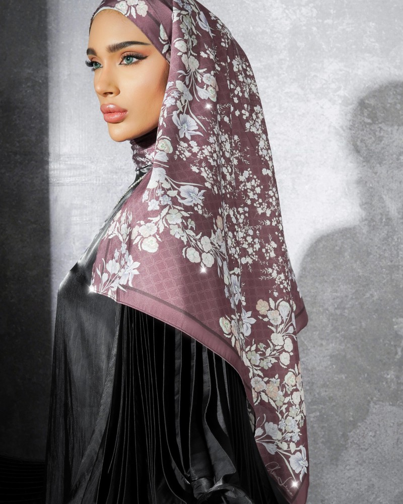 SHAWL AUBREY PRINTED DIAMOND LUXE