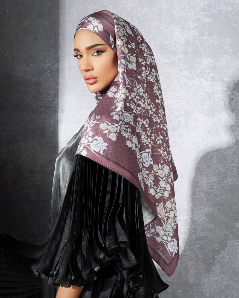 SHAWL AUBREY PRINTED LUXE
