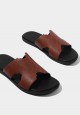 URBAN MEN SANDALS IN BROWN