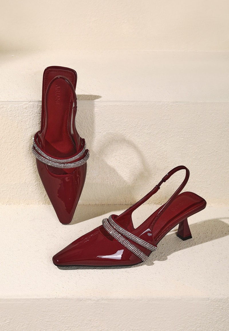 RHEA SLINGBACK HEELS