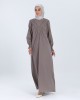 CELINA JUBAH IN BROWN