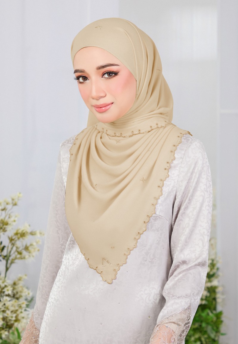 SHAWL ZARRA PLAIN EMBROIDERY