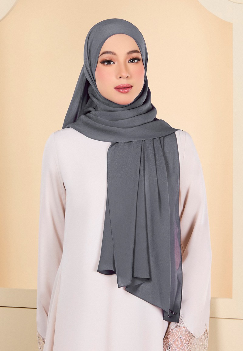 SHAWL HOUDA SILKY CHIFFON PLAIN