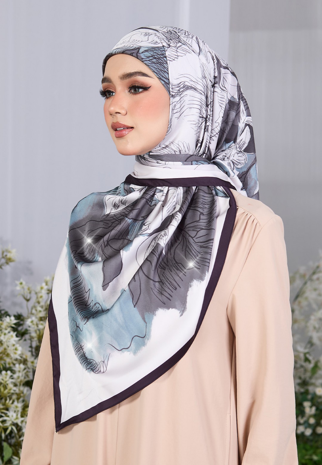 SQ LILIORA GRACE PRINTED DIAMOND