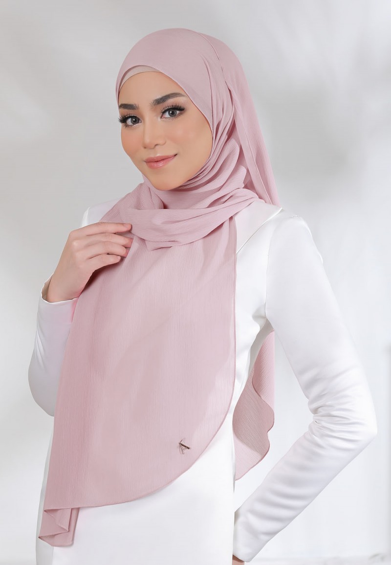 SHAWL CREASE CHIFFON PLAIN 79