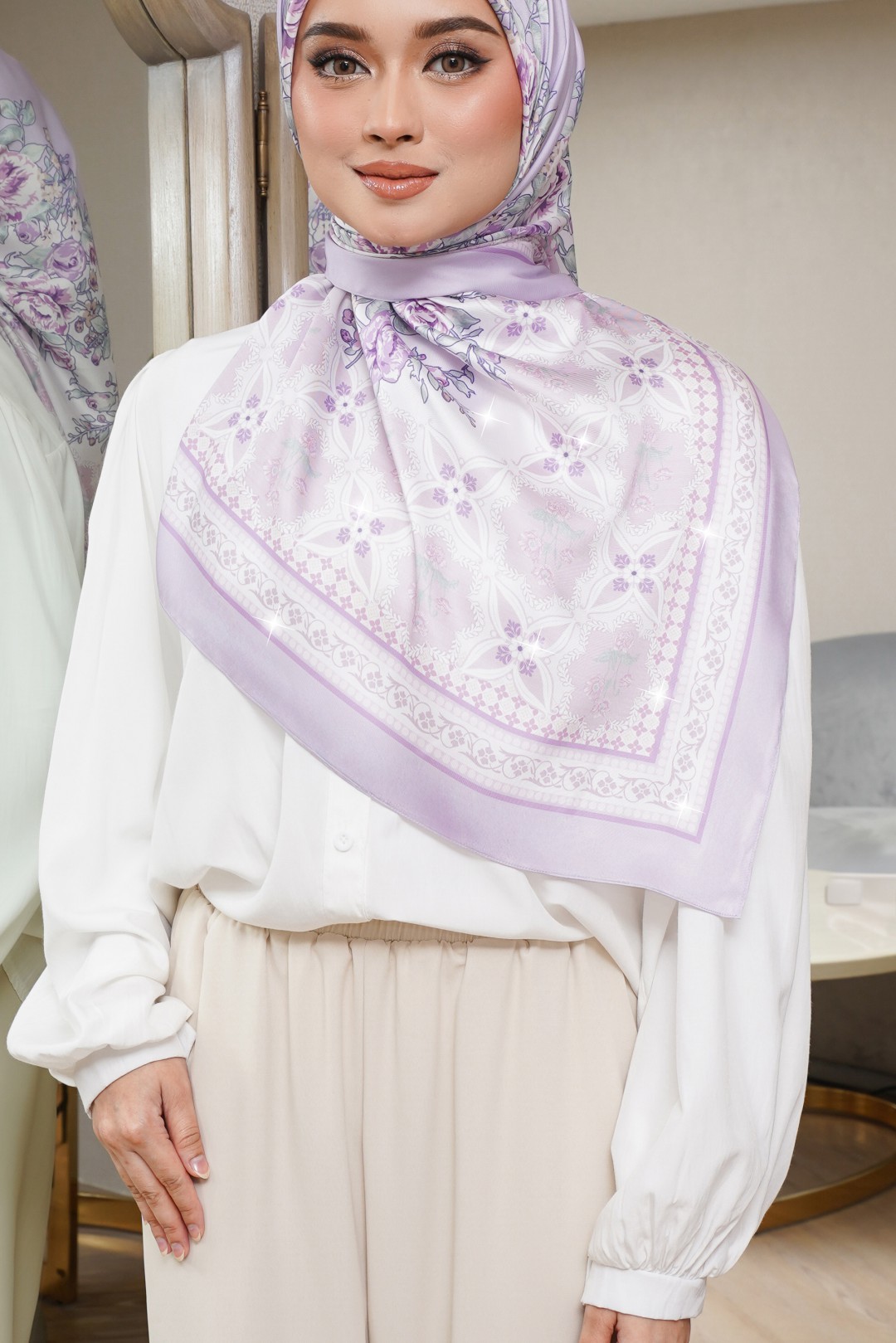 SQUARE PARADISE OF BOTANICAL PRINTED DIAMOND 279