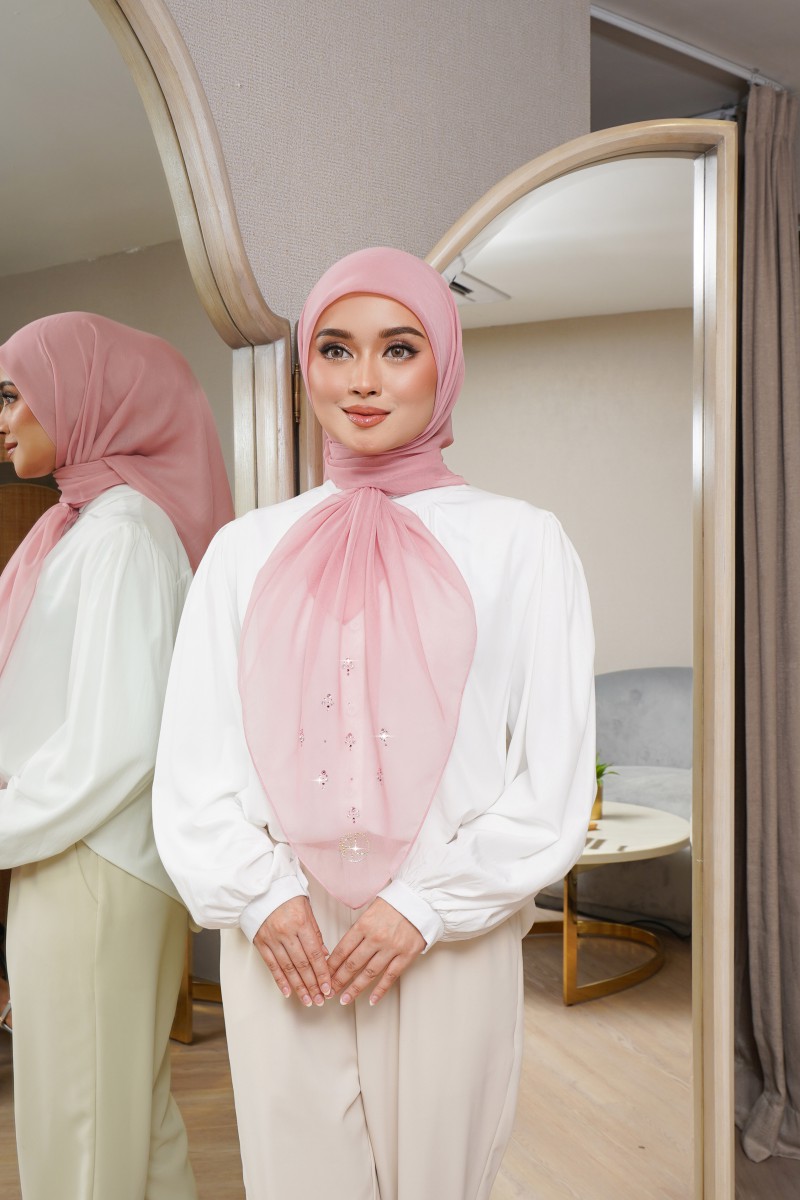 SQUARE ANAYA VOILE PLAIN DIAMOND