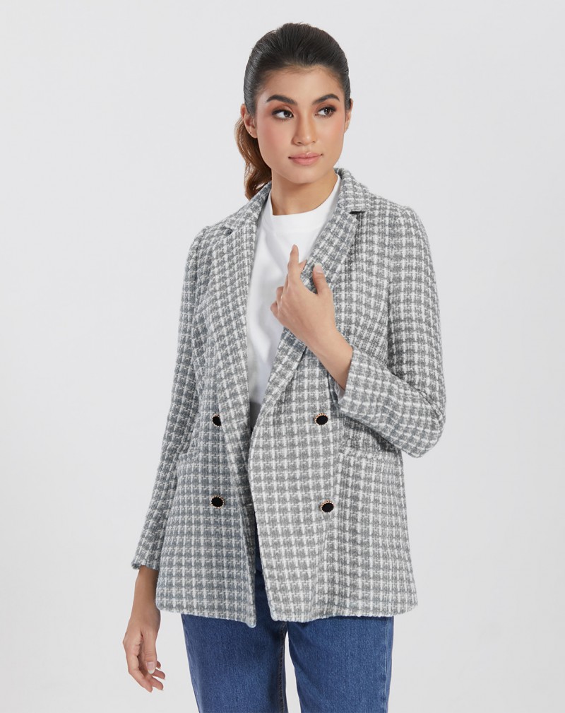 CORDELIA TWEED BLAZER