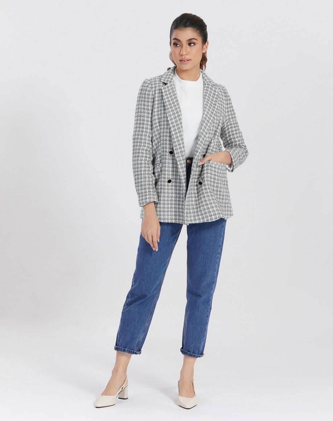 CORDELIA TWEED BLAZER