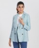 CORDELIA TWEED BLAZER IN LIGHT BLUE
