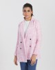 CORDELIA TWEED BLAZER IN PINK