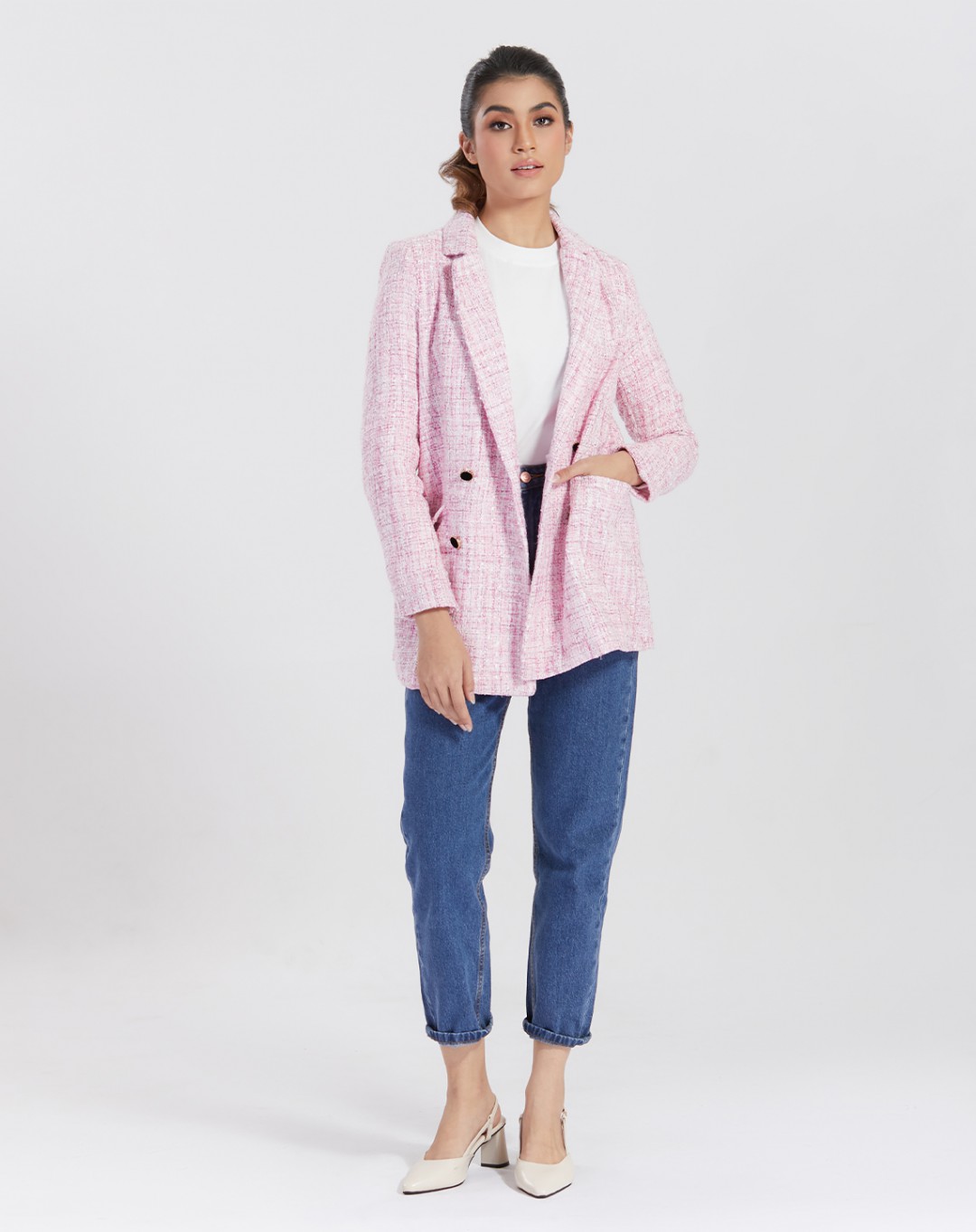 CORDELIA TWEED BLAZER