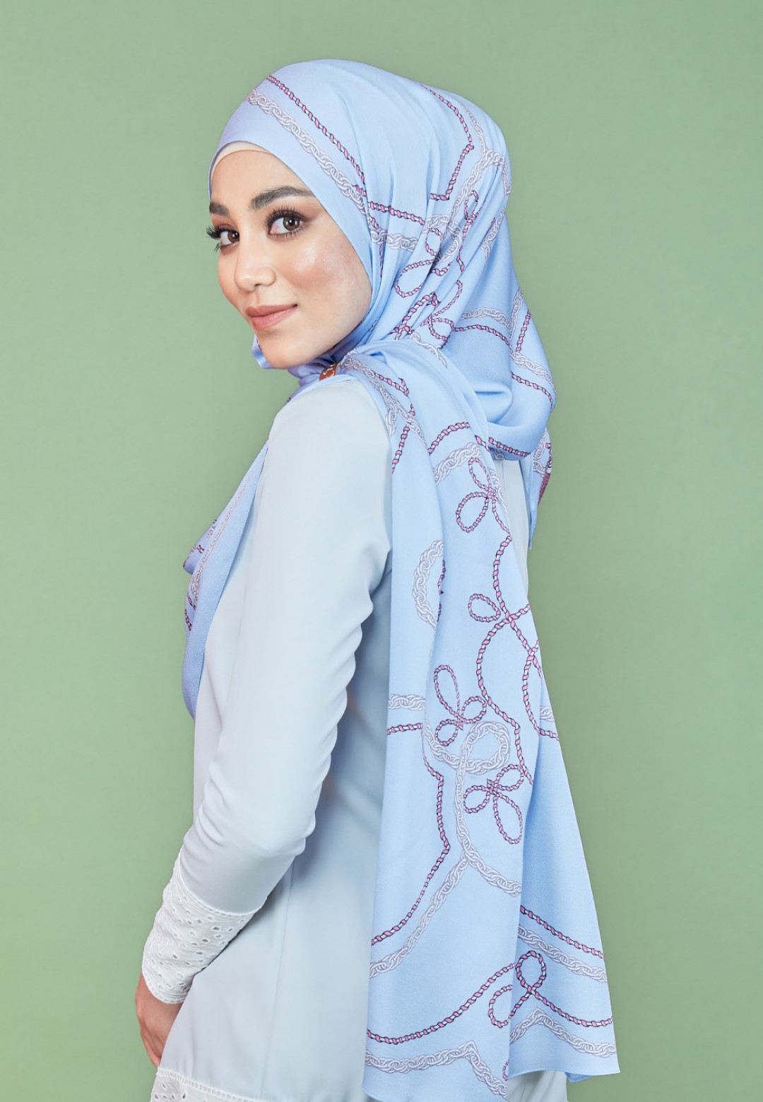 SHAWL TWIN TASSEL PTD 219