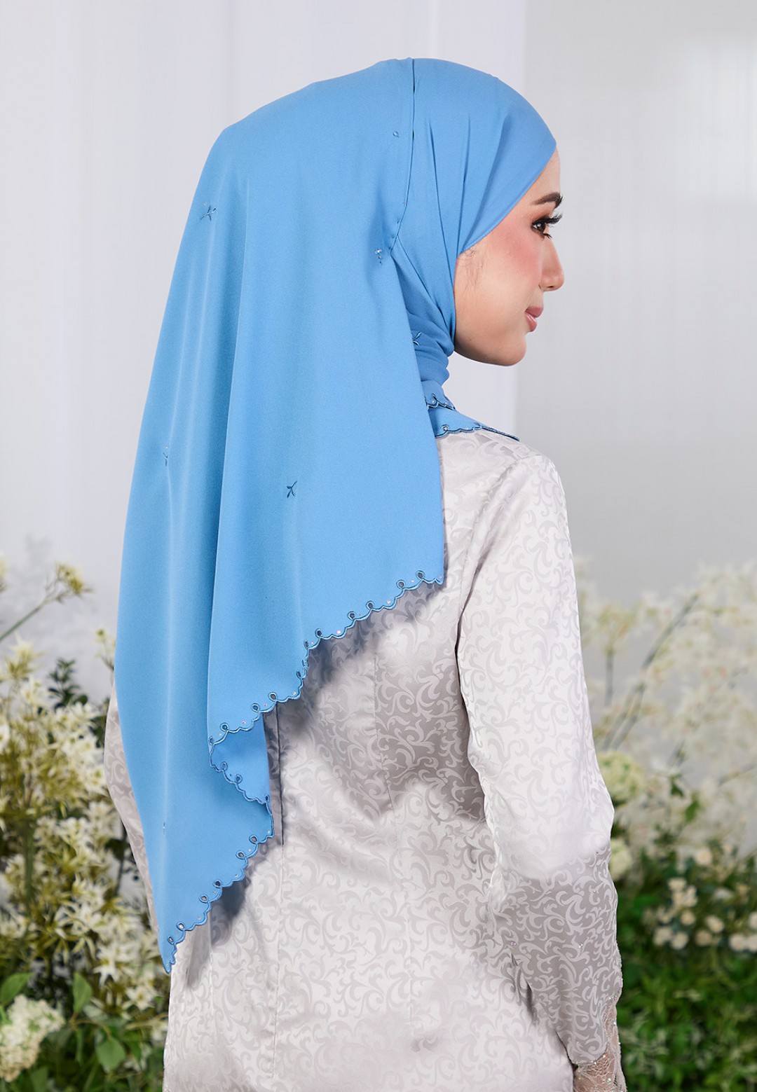 SHAWL ZARRA PLAIN EMBROIDERY